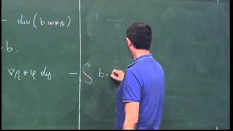 Mini Course - Flow of nonsmooth vector fields applications. Part I - Luigi Ambrosio - Class 3