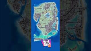 Real Florida vs GTA 6 Leonida Map Comparison #shorts #gta6 #map