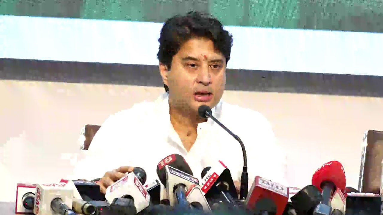 LIVE | Union Minister Jyotiraditya  Scindia & Delhi BJP President Virendra Sachdeva