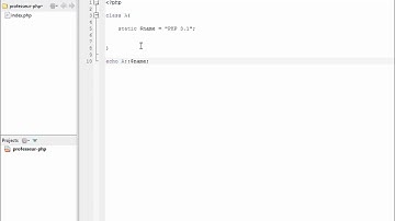 POO PHP - CLASS - STATIC - Apprendre PHP avec Professeur-PHP.com
