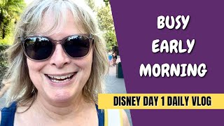 Busy Early Morning on Disney Day 1  a Daily Vlog