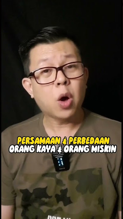 PERSAMAAN & PERBEDAAN ORANG KAYA & ORANG MISKIN #shorts #wiliantose