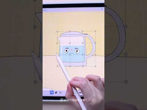 Процесс создания анимации на ipad в приложении toonsquid #анимация #мультик #animation #toonsquid