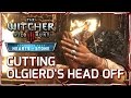 Witcher 3 ► Cutting Olgierd's Head Off in a Duel (Hearts of Stone Expansion)
