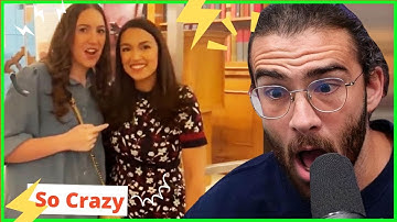 Confronting AOC with Libs of TikTok Over Big Lie (CRAZY ENDING) | HasanAbi reacts