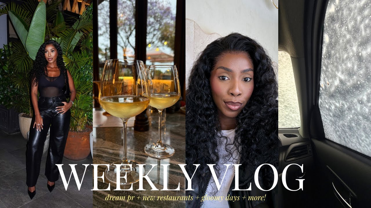 WEEKLY VLOG: GLOOMY DAYS IN JHB + TRYING NEW RESTAURANTS + MY DREAM PR + REBUILDING HABIT + MORE!