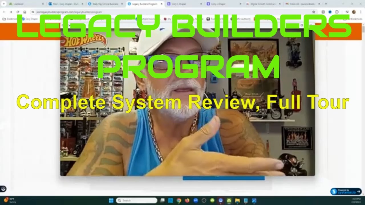 LEGACY BUILDERS PROGRAM: Full Review, Back Office Video Tour - YouTube