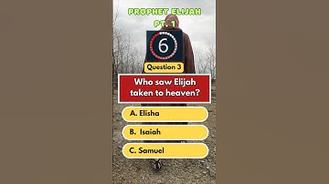 Can You Answer These Elijah Questions? | Bible Quiz
