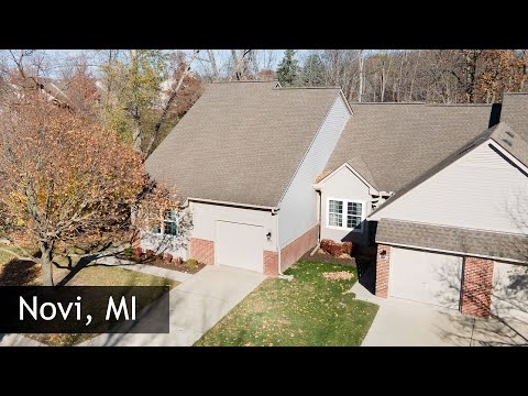 41820 Independence Dr, Novi, MI home video tour