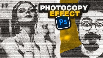 Photoshop Tutorial: How to Create a Stunning PHOTOCOPY EFFECT (FAST)