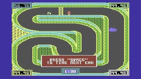 C64 Game - 3D Stock Cars II