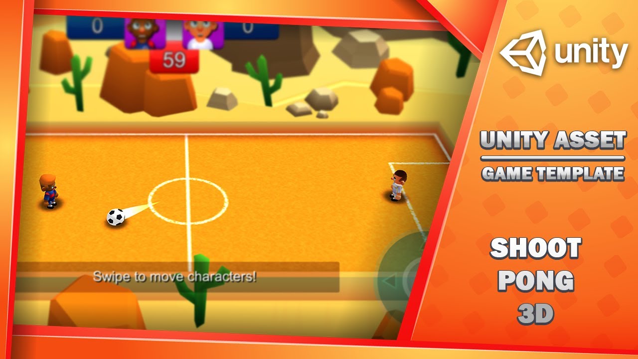 Shoot Pong 3D - Game Template, video preview 4