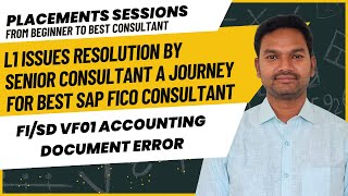 L1 Issues Resolution by Senior Consultant | SAP FICO Placement Session
