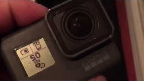 GoPro Issue - Hero 5 Black Blank Touch Display