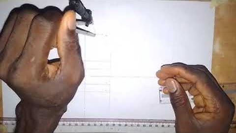 Complete Front Elevation of Two Intersecting Hexagonal Prisms