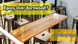 How to Epoxy Over Uneven Surfaces Like Barnwood