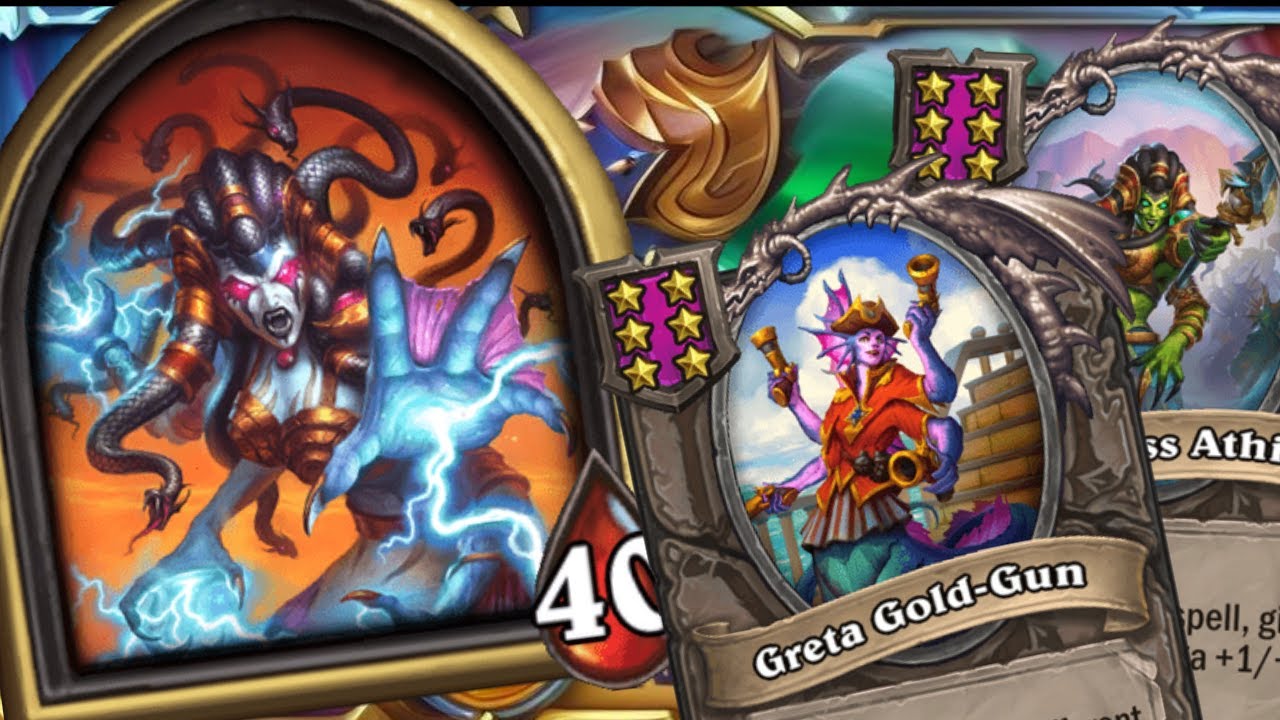 Many Many Gold Nagas Lady Vashj Can Do This Battlegrounds Hearthstone 2023 Youtube