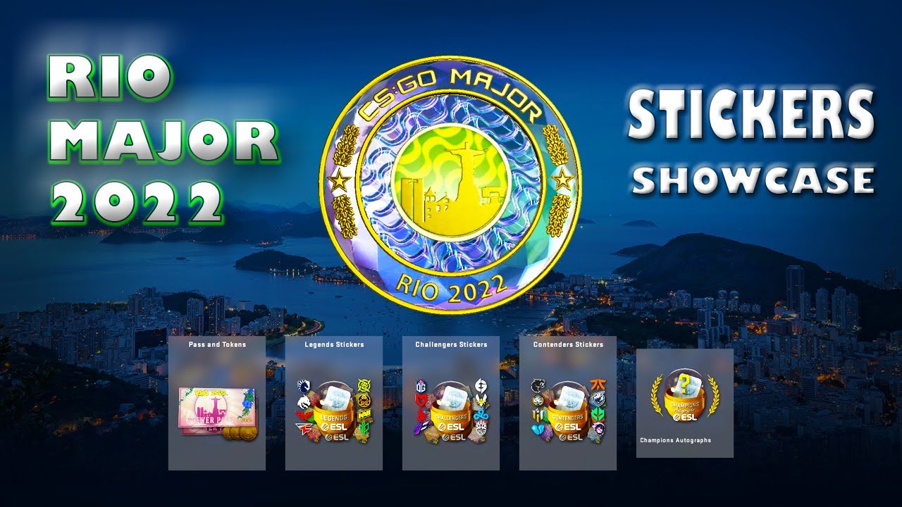 IEM RIO MAJOR 2022 | STICKER SHOWCASE | CSGO | DIAMOND COIN - YouTube