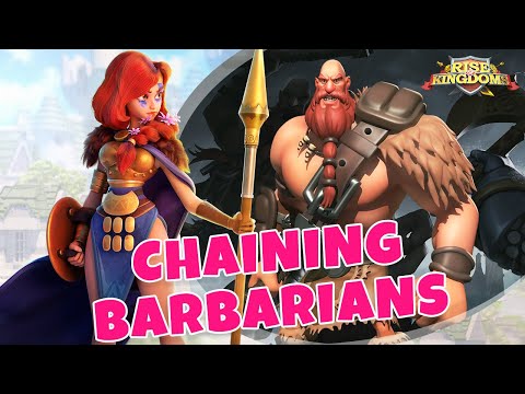 Rise of Kingdoms Lyceum: How to effectively chain barbarians