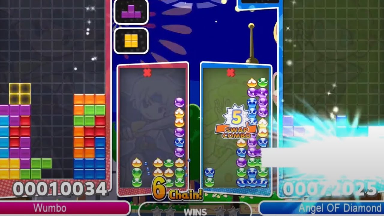 Puyo Puyo Tetris Swap — Highlight Sets with Pros