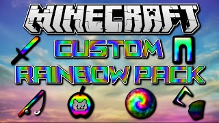 Minecraft Pvp Texture Pack - Custom Rainbow Pack