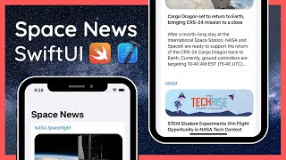 Space News! Full iOS App Tutorial in SwiftUI 2022 (Xcode) screenshot 2