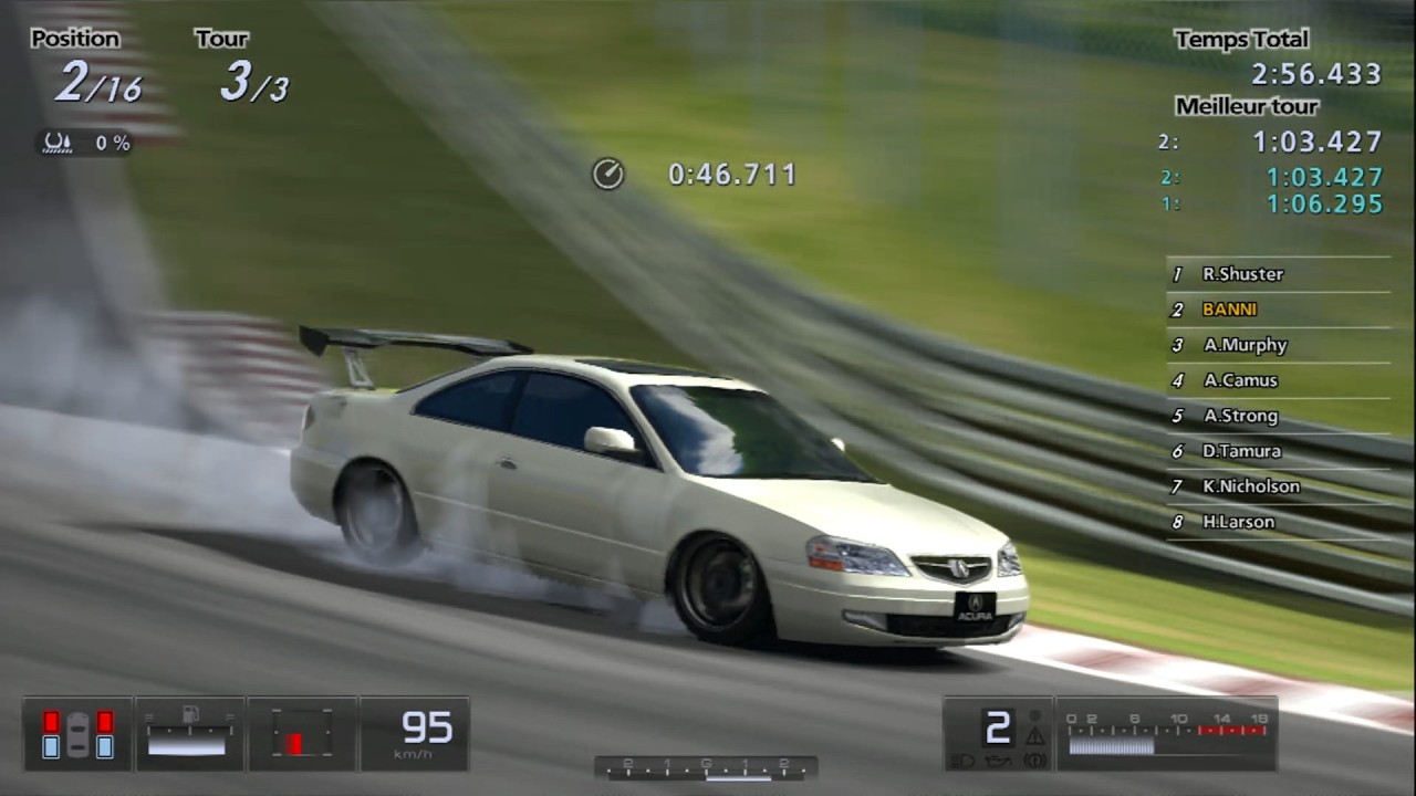 Gran Turismo 5 - Acura CL 3.2 Type-S '01 (HYBRiD) PS3 Gameplay