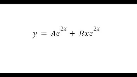 [Tagalog] ELIMINATION OF ARBITRARY CONSTANTS #19 | y=Ae^2x+Bxe^2x