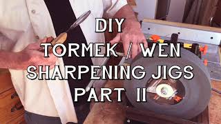 DIY Tormek / Wen sharpening jigs, Part 2 – knife sharpening jig for slow-speed wet grinders