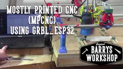 MPCNC Crown Demo running GRBL_ESP32