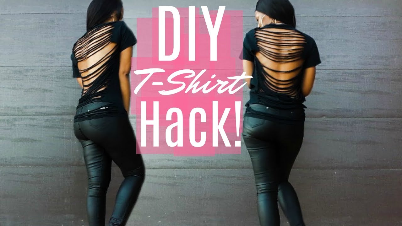 DIY TShirt Hack! YouTube