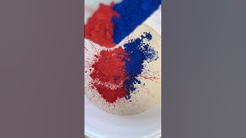 Making coloured porcelain slip - purple #pottery #potteryart #ceramic #colors #colorstains #slips