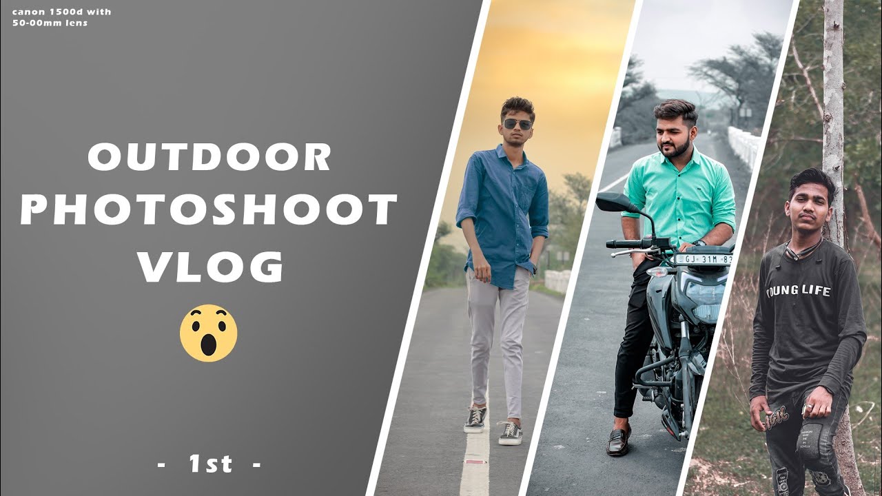 First outdoor photoshoot vlog with canon EOS 1500d | Dhruv Pranami |