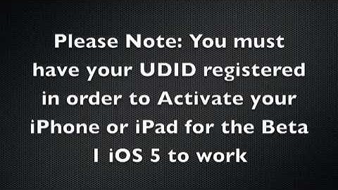 iOS 5 Beta 1 and iTunes 10.5 Beta w/Link Bypass activation read below
