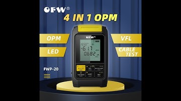 4 in 1 Multifunction Optical Power Meter Visual Fault Locator Network Cable Test Optic Fiber Tester