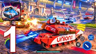 Tank A Boom - Gameplay Walkthrough Part 1 - Tutorial Tank Battle Arena (iOS, Android) screenshot 4