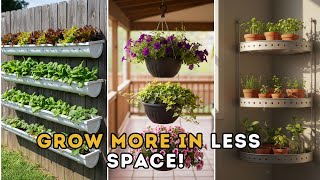 10 Dollar Tree Vertical Gardening Hacks That ACTUALLY Work! | Small Garden? NO PROBLEM!