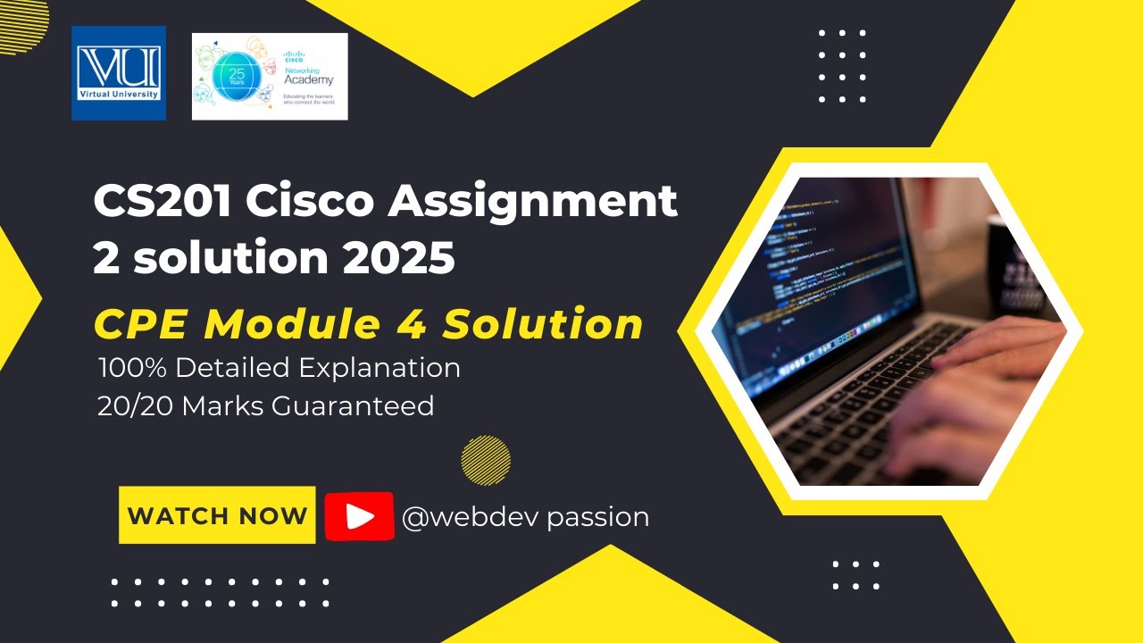 CS201 Assignment 2 Solution 2025 | CS201 Assignment 2 Solution Spring ...