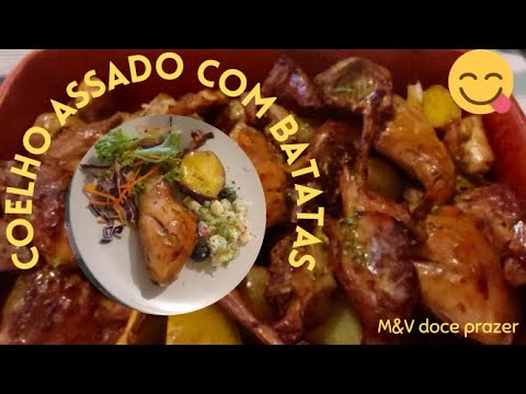 Vídeo: Coelho Delicioso Com Batatas