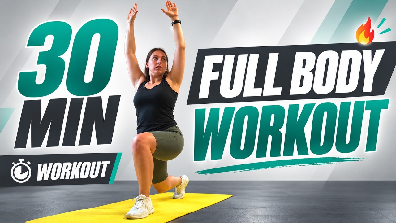 Let Get Fit 30 MIN FULL BODY WORKOUT 💪 | Get Moving & Let's Get Fit Together! 🔥 ...