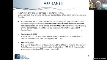 03 31 2022 ARP EANS II Webinar