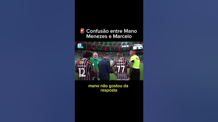 🚨 Confusão entre Mano Menezes e Marcelo