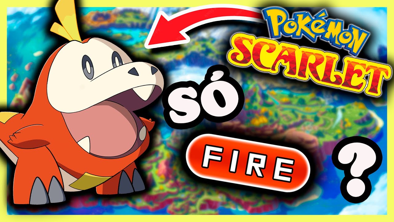 Pokémon SCARLET - Só usando Pokémon Tipo FOGO - Parte 1 (Créditos ao C