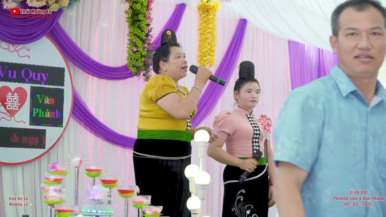 Bài hát thái mừng Lễ Vu Quy Phương Linh & Văn Phảnh, bản Nà Lo, Mường La