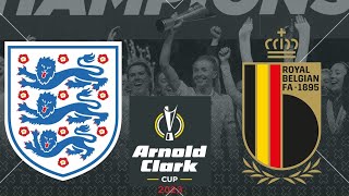 Arnold Clark Cup 2023 England vs Belgium 22.02.23