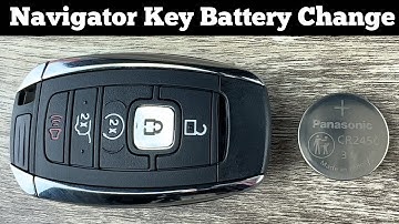 How To Replace LINCOLN NAVIGATOR Key Fob Battery 2018 - 2021 DIY Change Replacement Remote Batteries