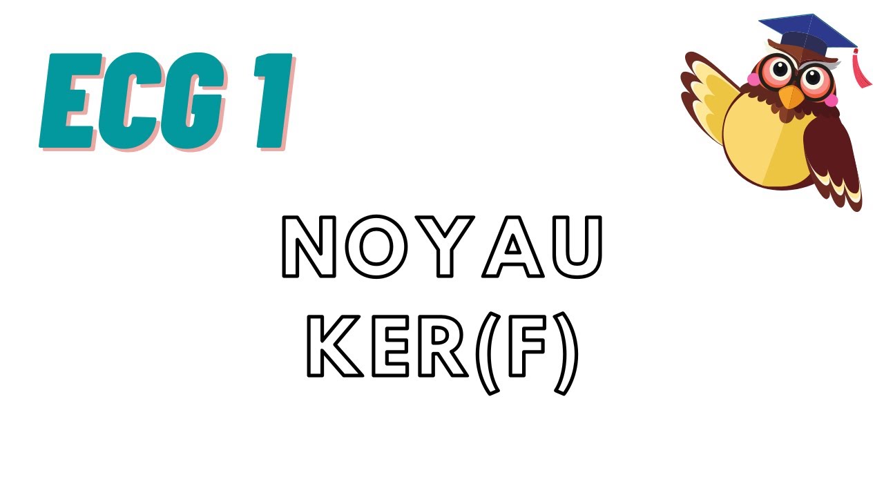 Noyau APPLICATIONS LINÉAIRES//Ker(f) - Cours ECG Maths APPRO/Maths APPLI