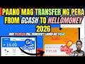 PAANO MAG TRANSFER NG PERA FROM GCASH TO HELLOMONEY