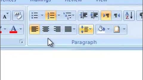 Lesson 4 Paragraph   Microsoft Word 2007   Sahalsoftware   YouTube