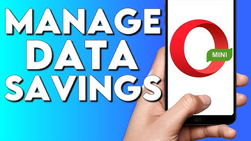 How To Manage Data Savings on Opera Mini Browser Phone App